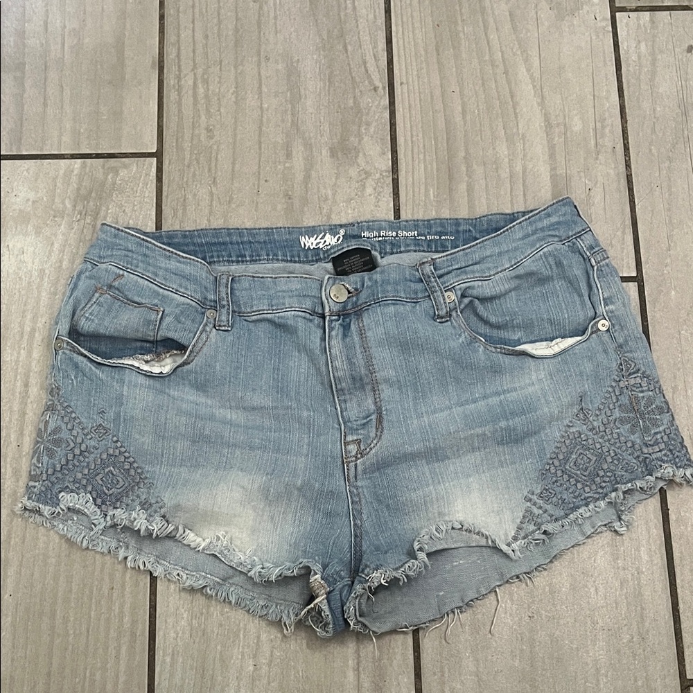 Volcom Women's Light Blue Jean Shorts